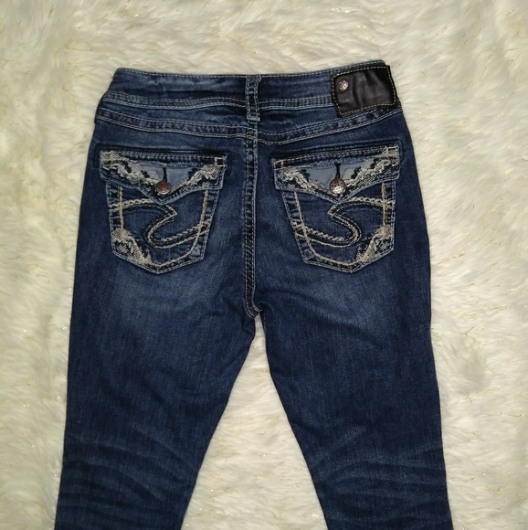 Silver Suki High Capri Fluid Denim - Picture 5 of 6